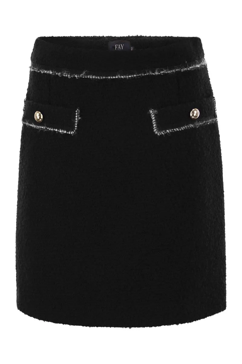 WOOL SHORT SKIRT sold by Lord & Taylor