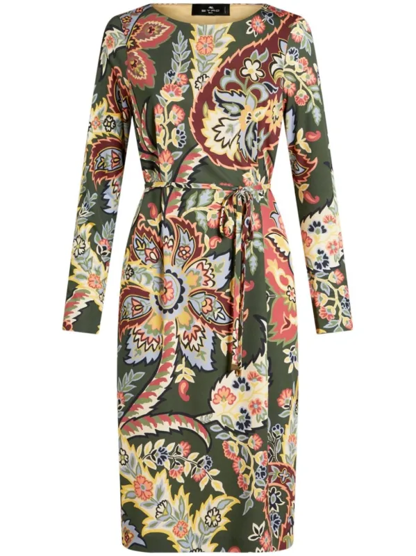 PRINTED MIDI DRESS sold by Lord & Taylor