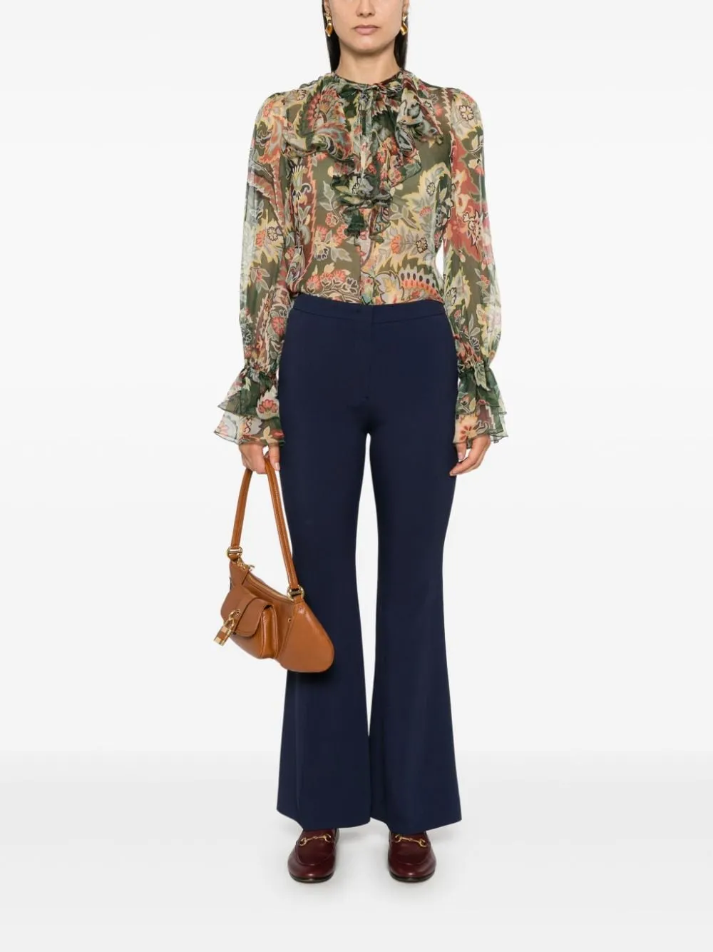 PRINTED SILK SHIRT sold by Lord & Taylor product image thumbnail 3