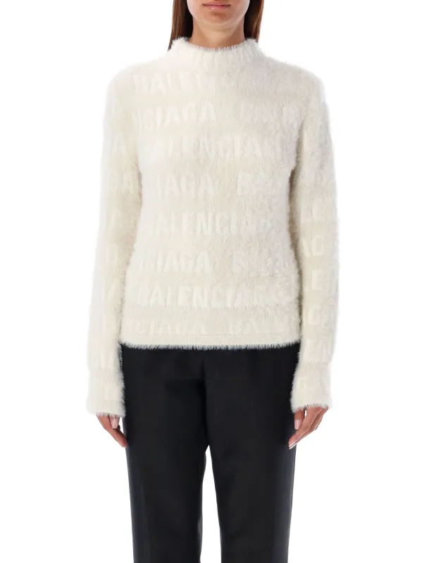 FURRY FITTED SWEATER made by Balenciaga