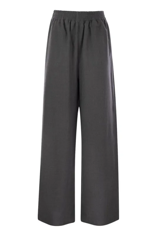 WIDE FLANNEL TROUSERS sold by Lord & Taylor