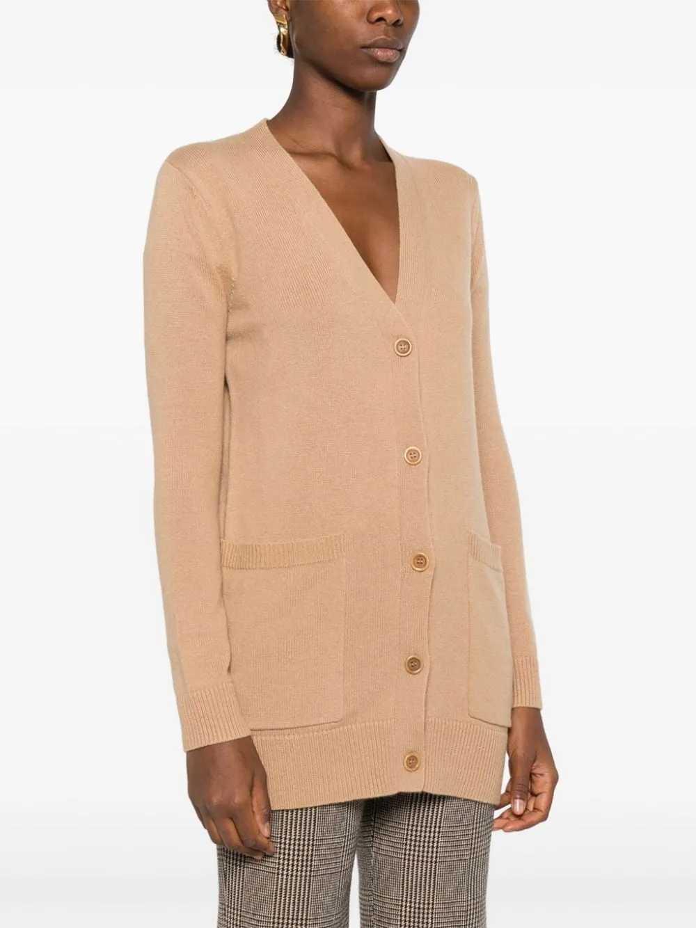 WOOL AND CASHMERE BLEND CARDIGAN sold by Lord & Taylor product image thumbnail 3