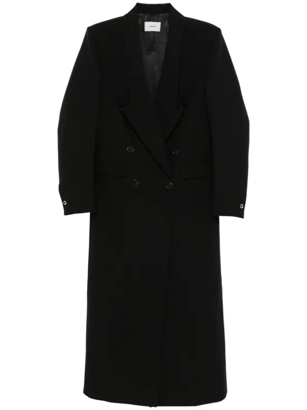DOUBLE-BREASTED BUTTON FASTENING COAT sold by Lord & Taylor