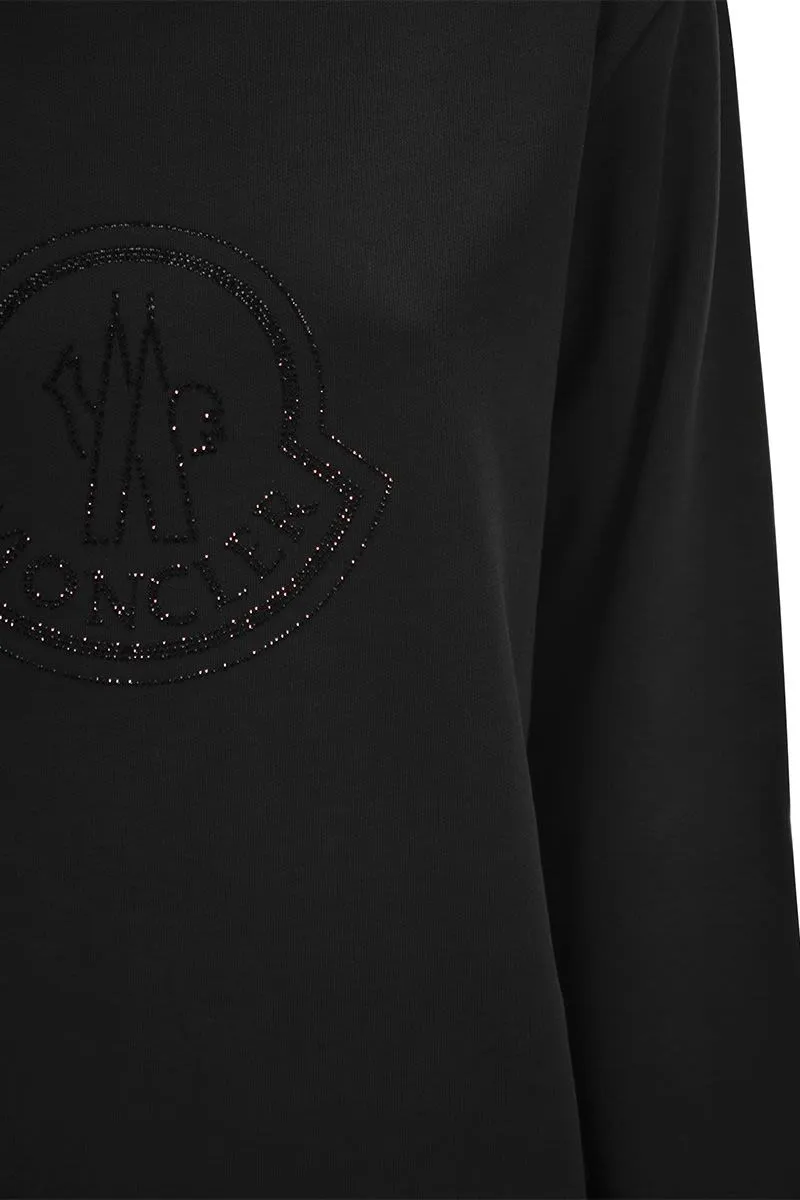LOGO SWEATSHIRT WITH CRYSTALS sold by Lord & Taylor product image thumbnail 4