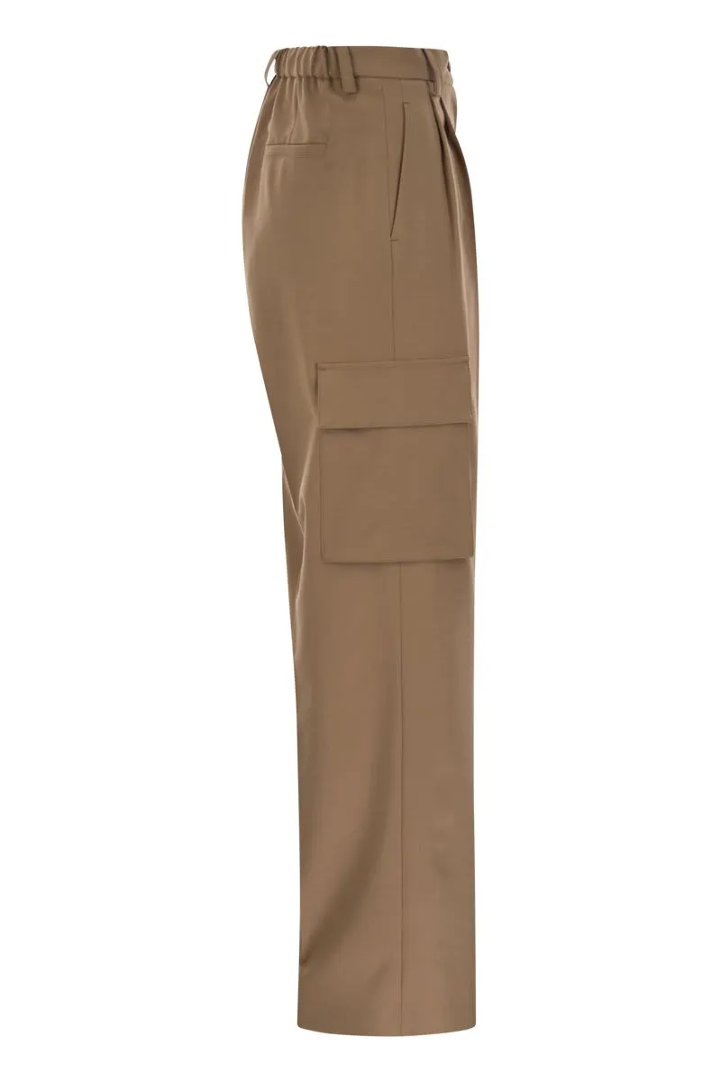 SOFT WOOL CARGO PANTS sold by Lord & Taylor product image thumbnail 3