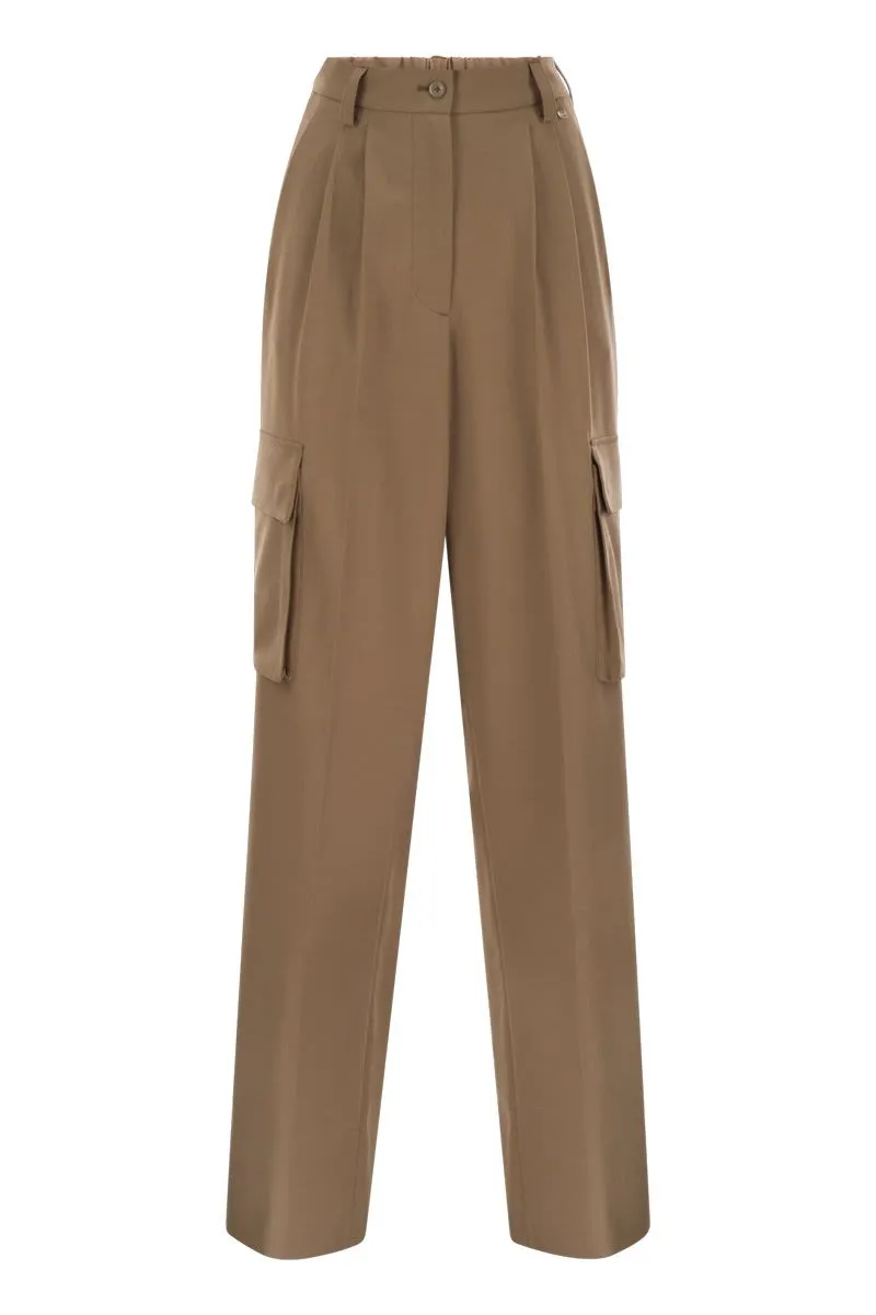 SOFT WOOL CARGO PANTS sold by Lord & Taylor