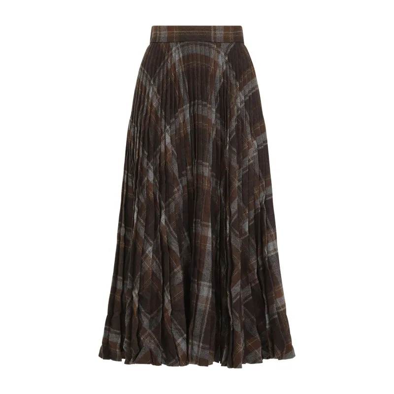 CREASED PLEATED SKIRT sold by Lord & Taylor