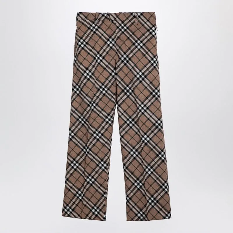 CHECK TROUSERS IN WOOL BLEND sold by Lord & Taylor