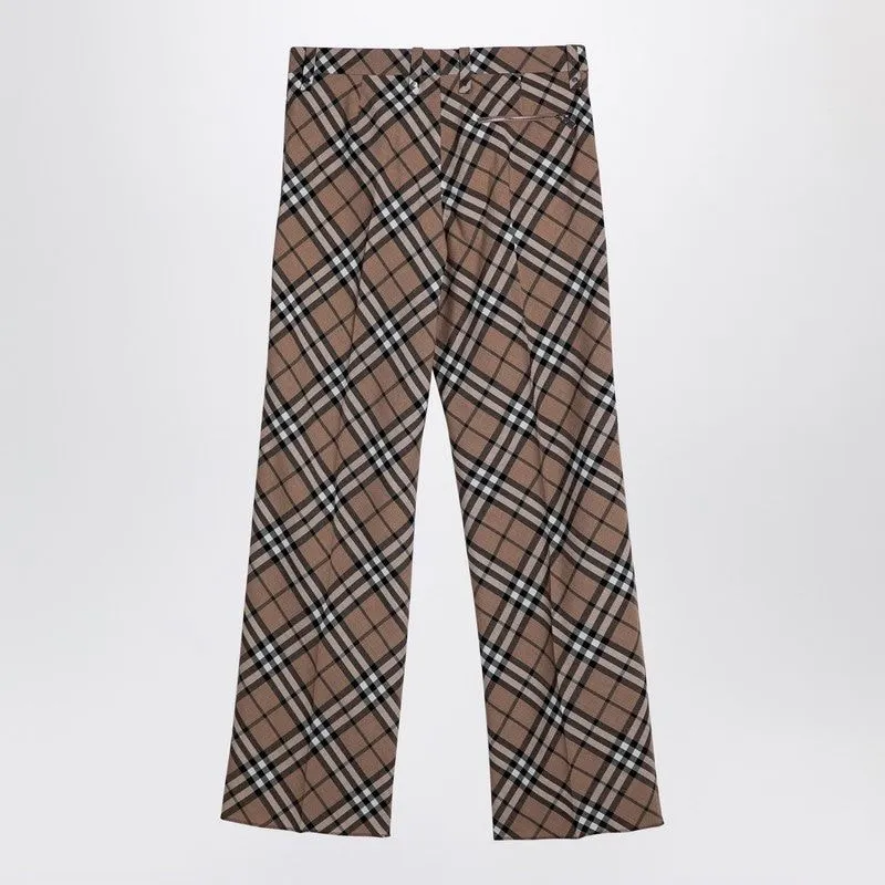 CHECK TROUSERS IN WOOL BLEND sold by Lord & Taylor product image thumbnail 2