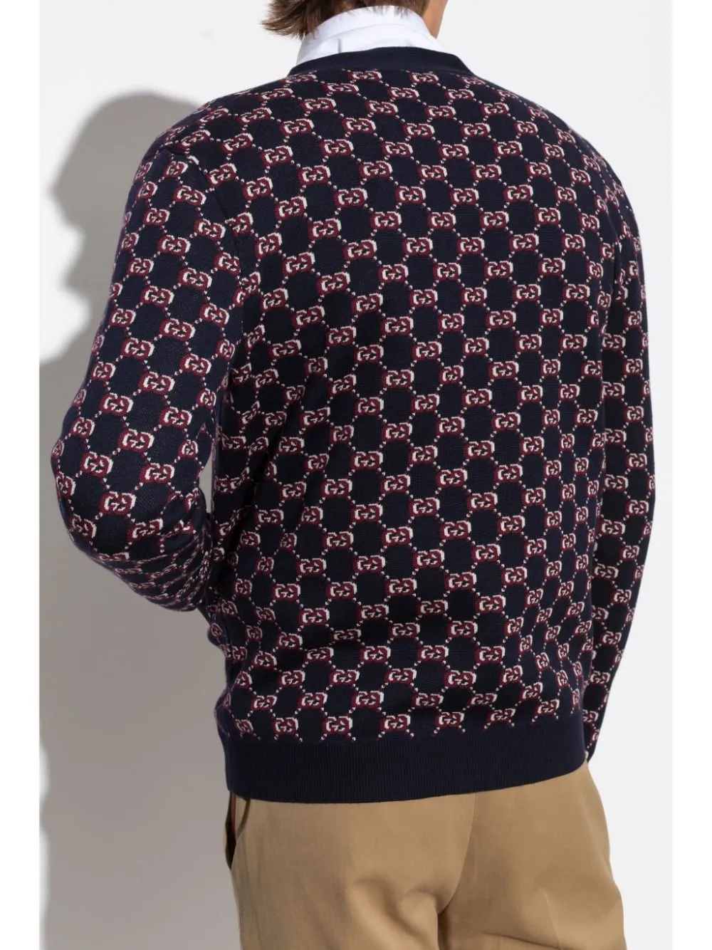 GG SHADOW WOOL CARDIGAN sold by Lord & Taylor product image thumbnail 2