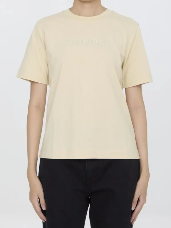 T-SHIRT WITH PAISLEY LOGO made by Burberry