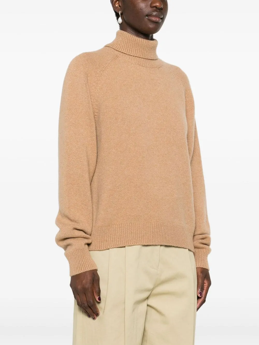 CASHMERE HIGH-NECK JUMPER sold by Lord & Taylor product image thumbnail 4