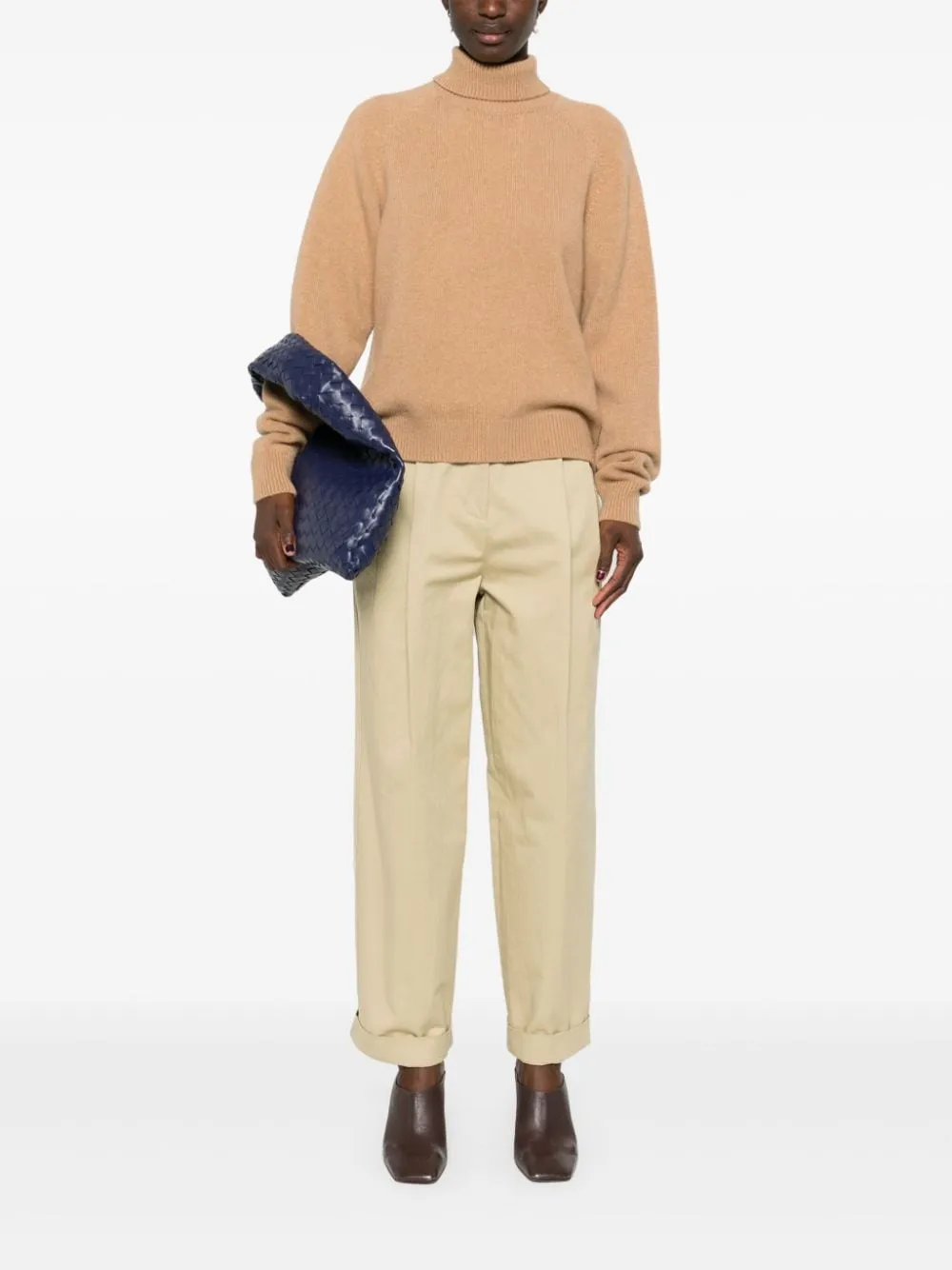 CASHMERE HIGH-NECK JUMPER sold by Lord & Taylor product image thumbnail 3