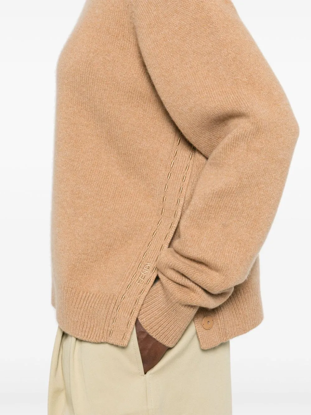 CASHMERE HIGH-NECK JUMPER sold by Lord & Taylor product image thumbnail 2