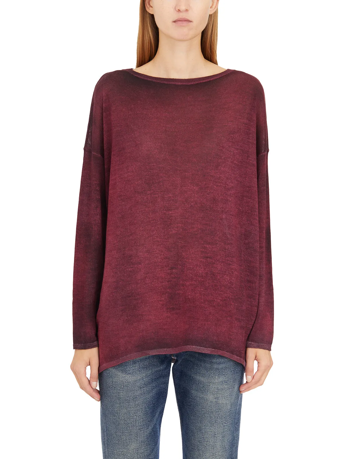 MAGLIA COLLO A BARCHETTA IN CASHMERE E SETA sold by Lord & Taylor