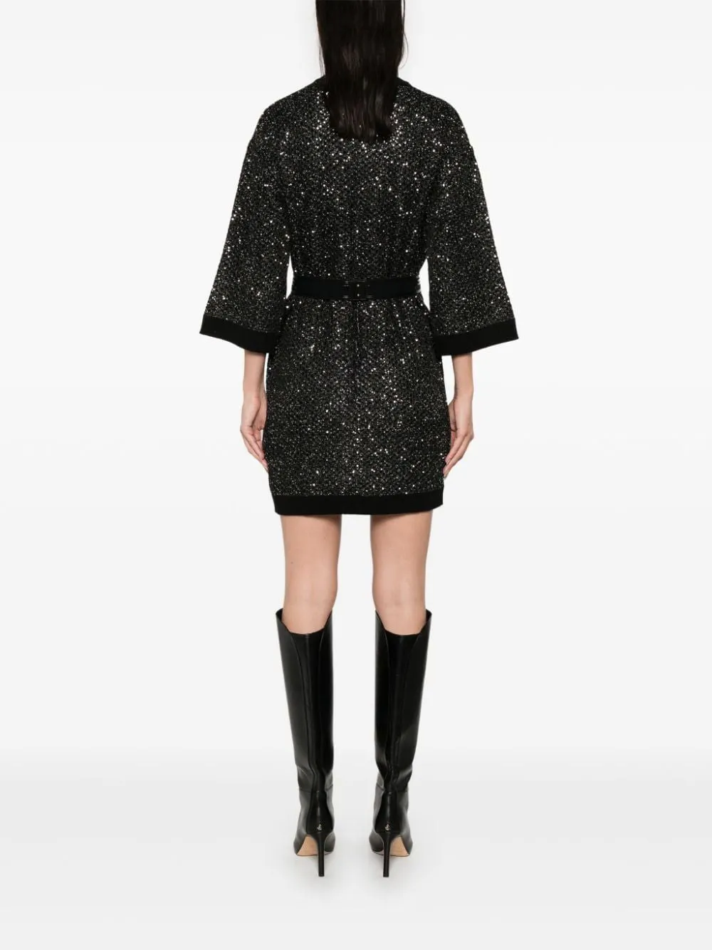 SEQUIN EMBELLISHED MINI DRESS sold by Lord & Taylor product image thumbnail 4