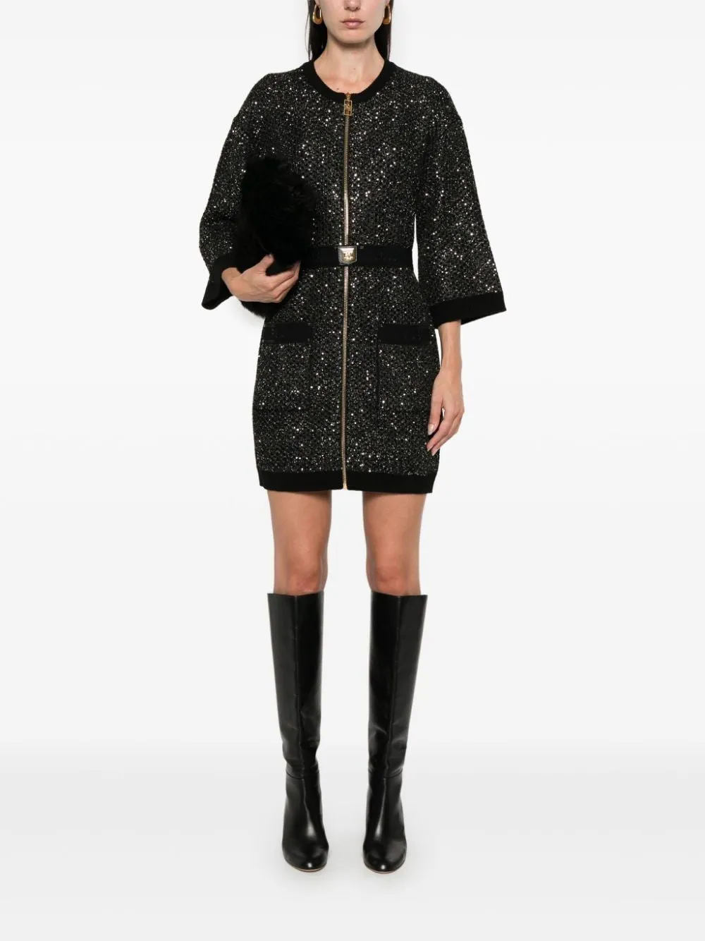 SEQUIN EMBELLISHED MINI DRESS sold by Lord & Taylor product image thumbnail 2