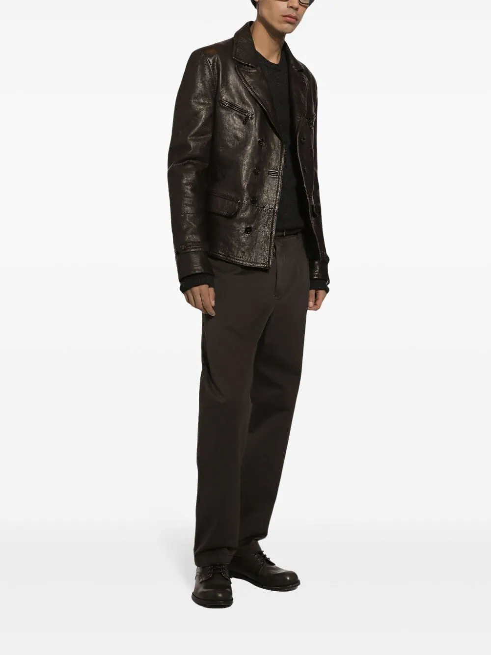 HIGH WAIST TAPERED TROUSERS sold by Lord & Taylor product image thumbnail 4