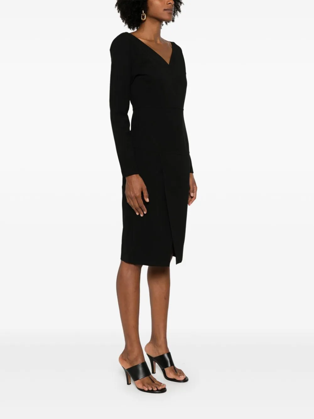 LONG SLEEVE MIDI DRESS sold by Lord & Taylor product image thumbnail 5