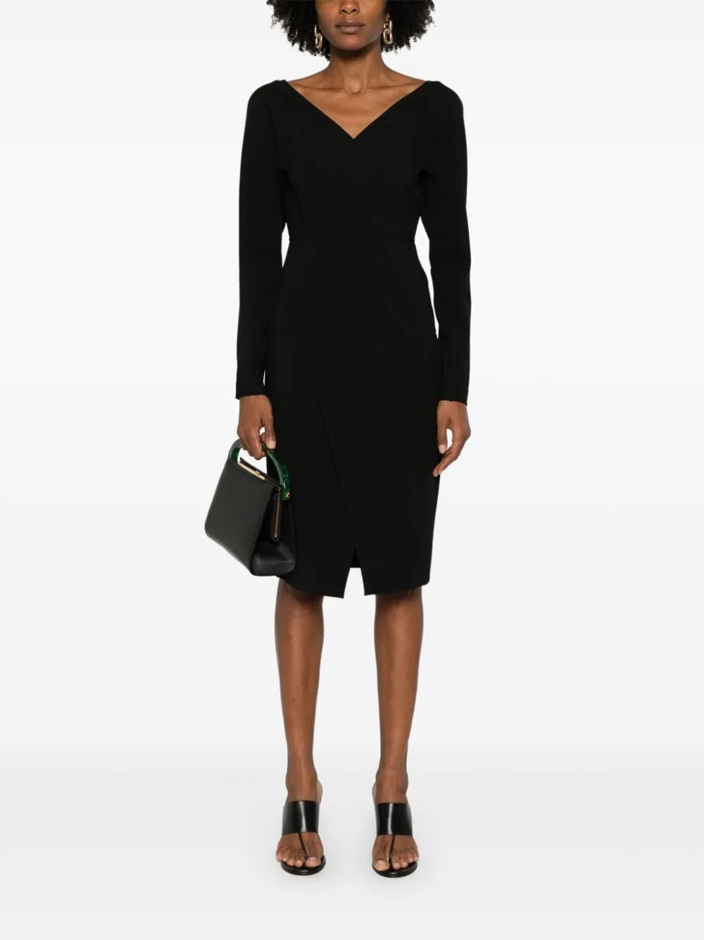 LONG SLEEVE MIDI DRESS sold by Lord & Taylor product image thumbnail 2