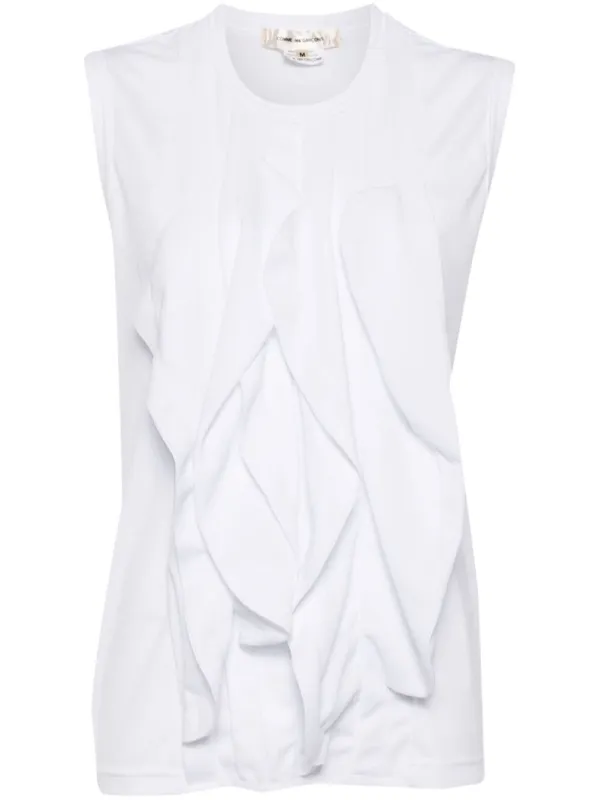 ruffle vest sold by Lord & Taylor