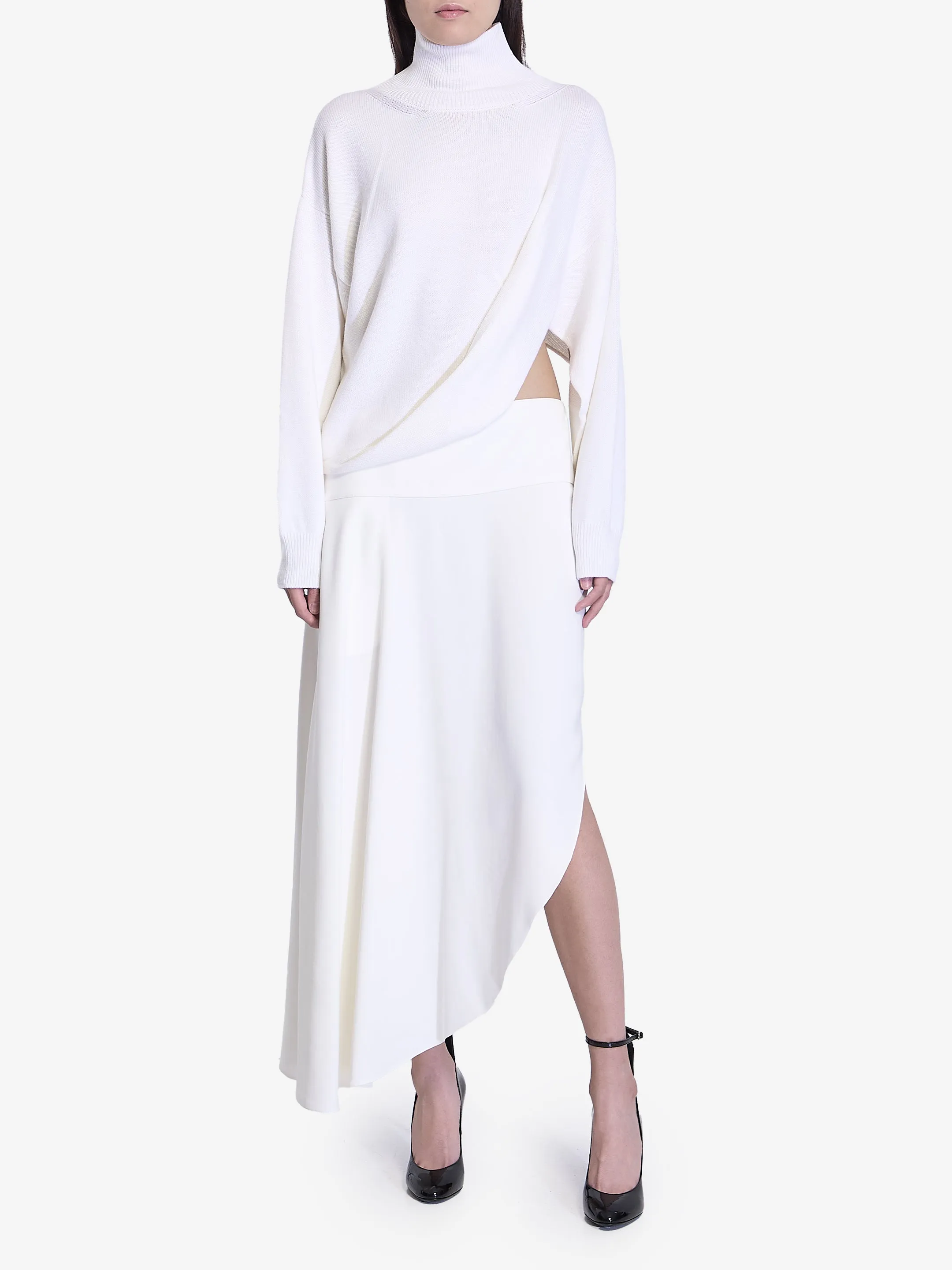 ASYMMETRIC FLUID SKIRT sold by Lord & Taylor product image thumbnail 2