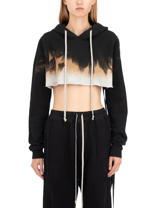 FELPA CROPPED HOODIE BLACK TERRA sold by Lord & Taylor