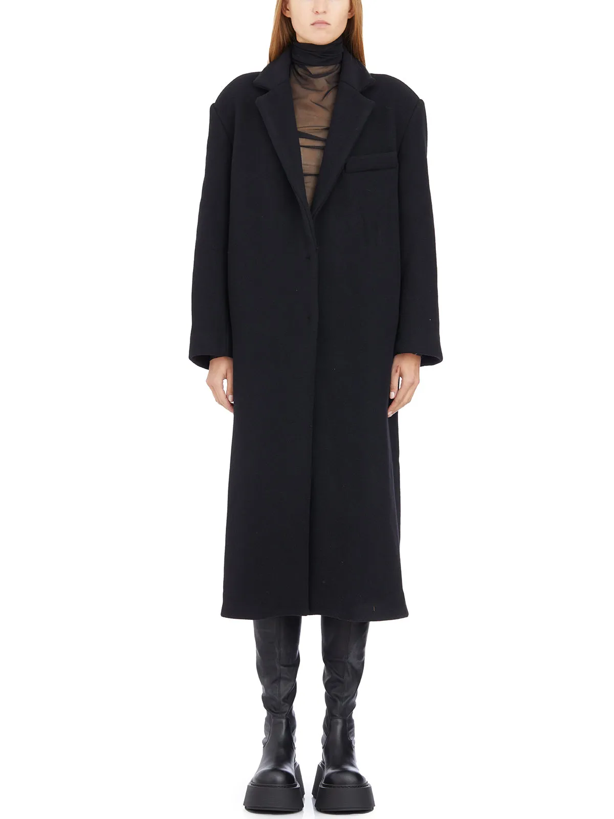 CAPPOTTO LUNGO IN LANA VERGINE sold by Lord & Taylor