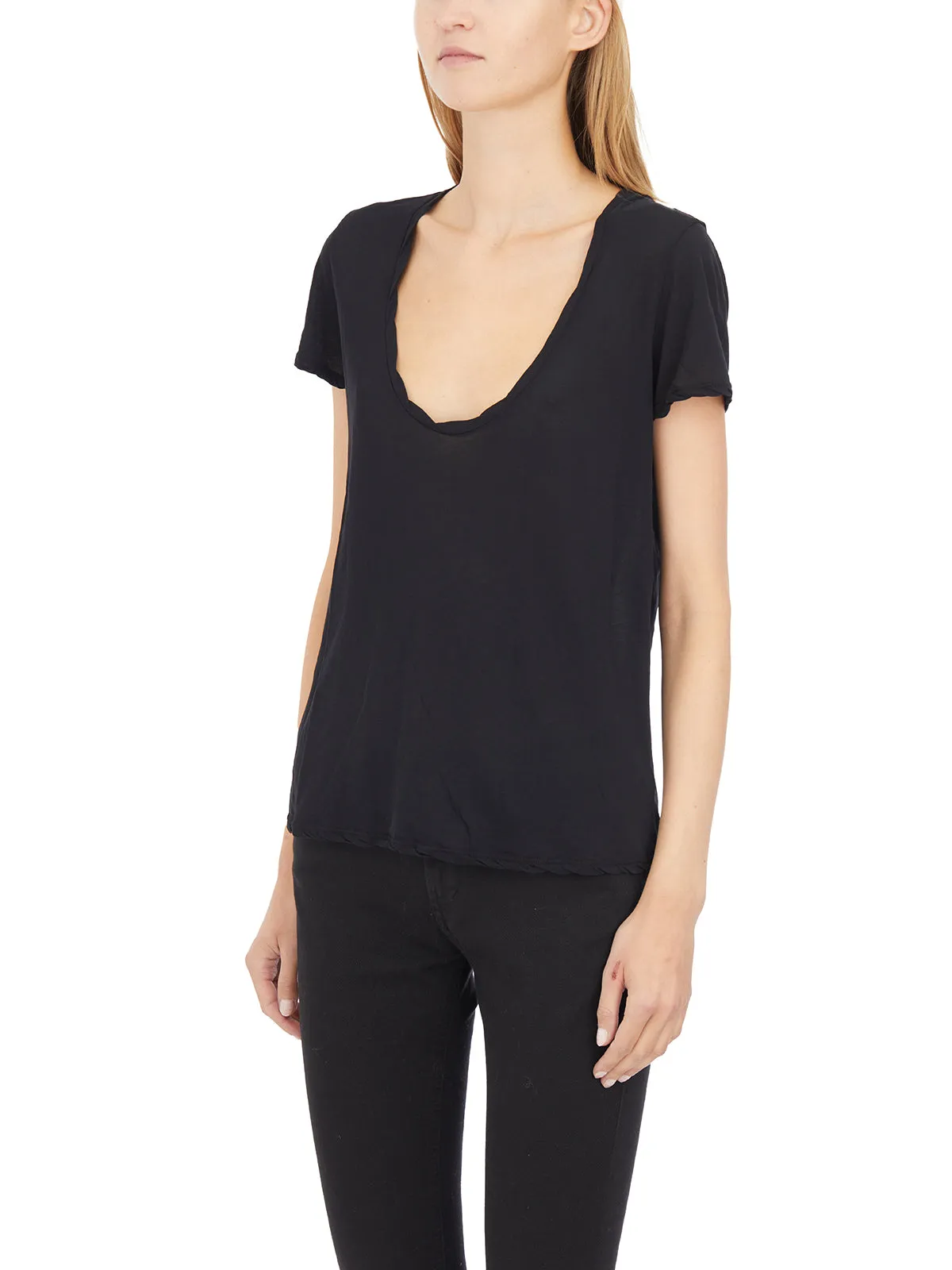 T-SHIRT SCOLLO PROFONDO sold by Lord & Taylor product image thumbnail 2