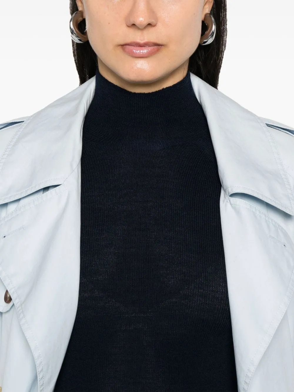 WOOL AND SILK BLEND HIGH-NECK SWEATER sold by Lord & Taylor product image thumbnail 4