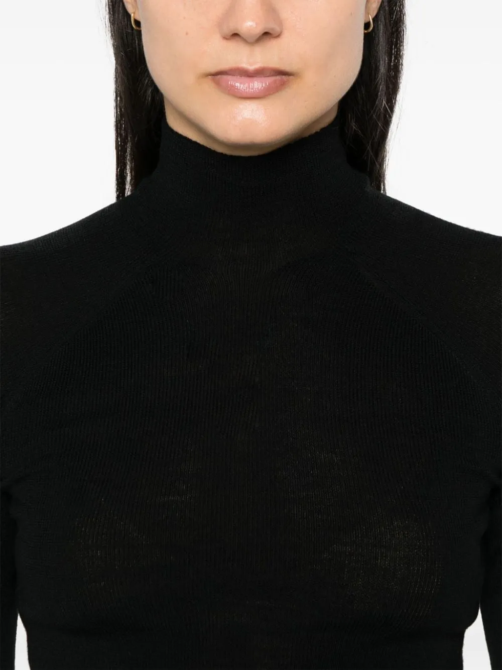 WOOL AND SILK BLEND HIGH-NECK SWEATER sold by Lord & Taylor product image thumbnail 3