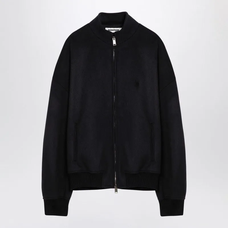 BLACK WOOL BOMBER JACKET sold by Lord & Taylor