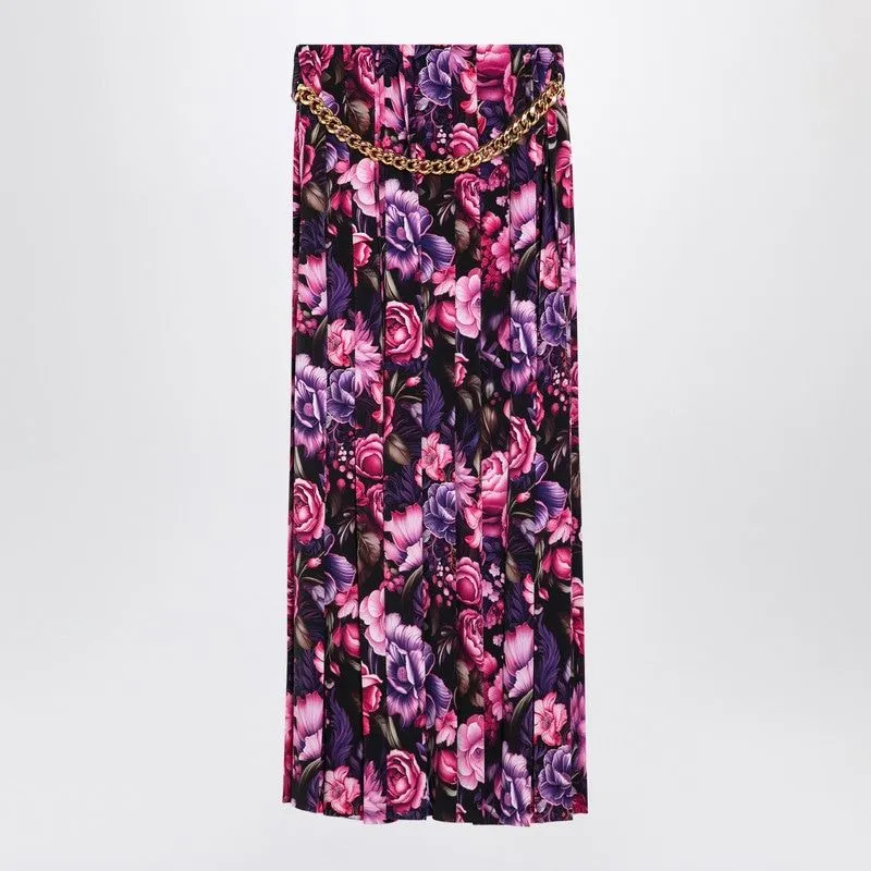 LONG PLEATED FLORAL SKIRT sold by Lord & Taylor product image thumbnail 2