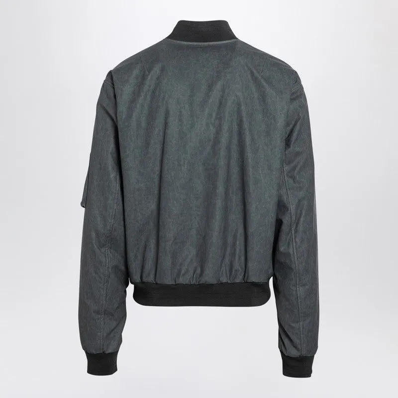 LIGHT GREY LINEN BOMBER JACKET sold by Lord & Taylor product image thumbnail 2