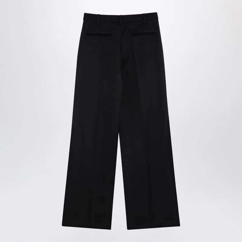 BLACK WOOL WIDE TROUSERS sold by Lord & Taylor product image thumbnail 2