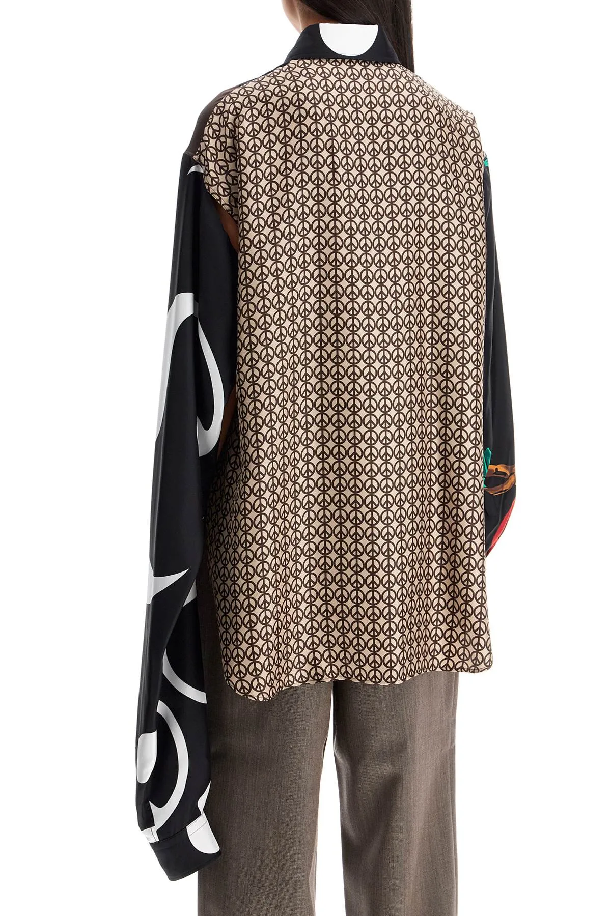 SILK PATCHWORK SHIRT sold by Lord & Taylor product image thumbnail 3