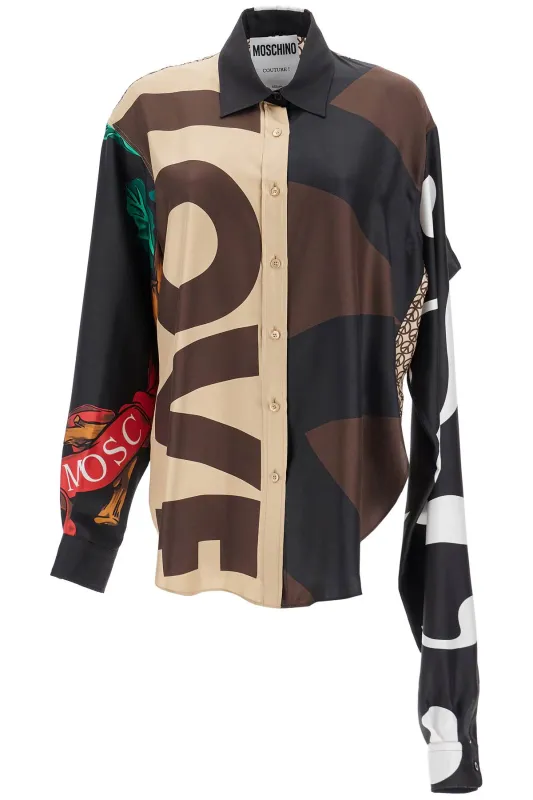 SILK PATCHWORK SHIRT sold by Lord & Taylor