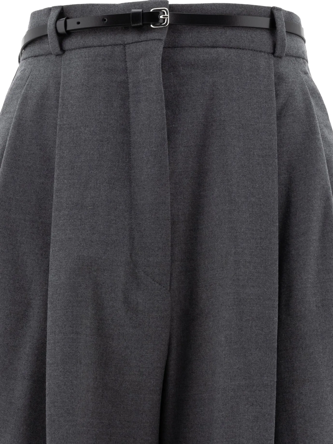 OVERSIZED STRETCH WOOL TROUSERS sold by Lord & Taylor product image thumbnail 3