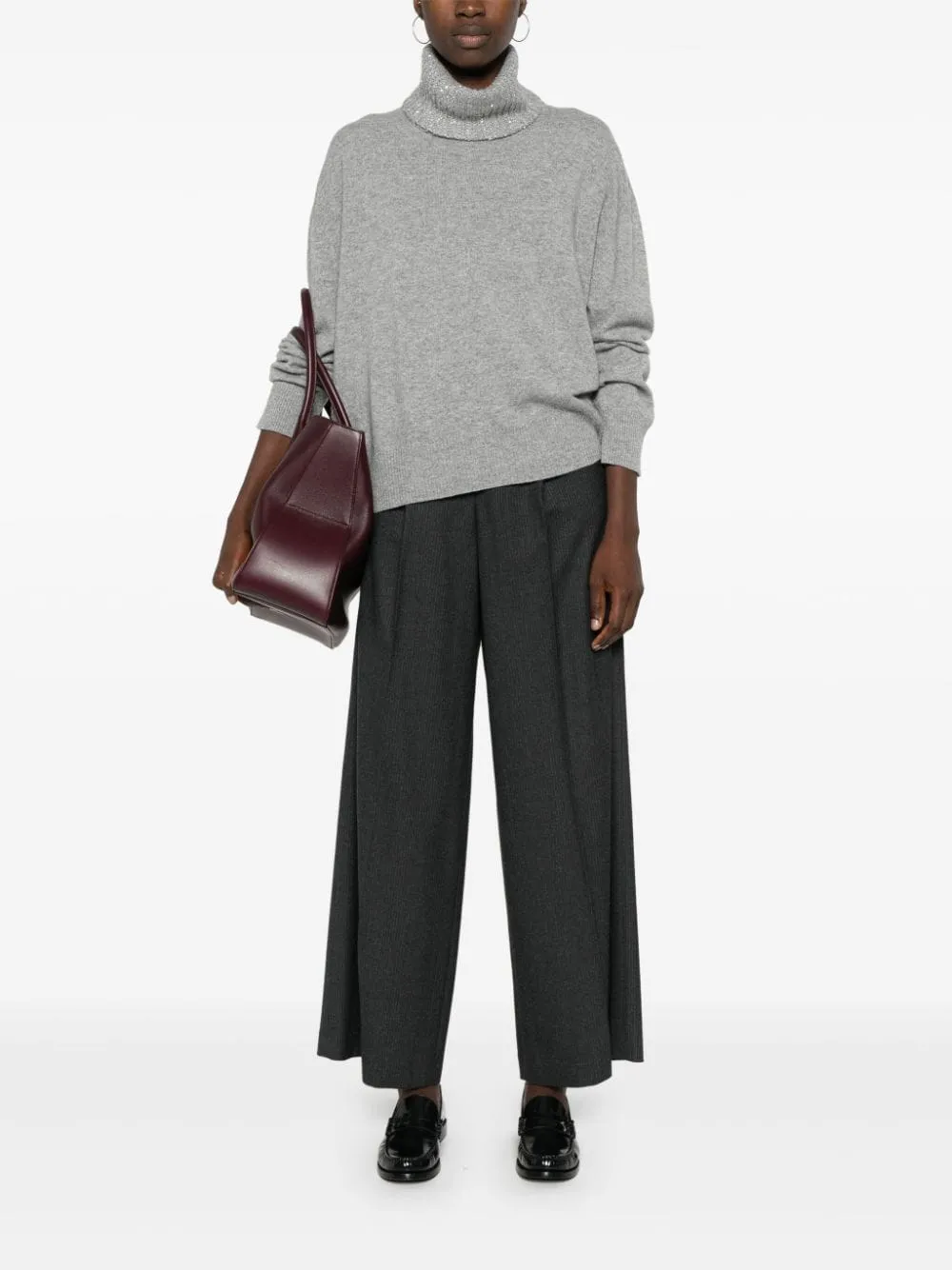 WOOL AND SILK BLEND TURTLENECK SWEATER sold by Lord & Taylor product image thumbnail 5