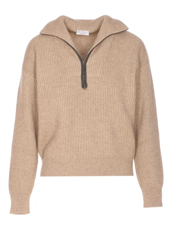 HALF-ZIP KNIT SWEATER sold by Lord & Taylor