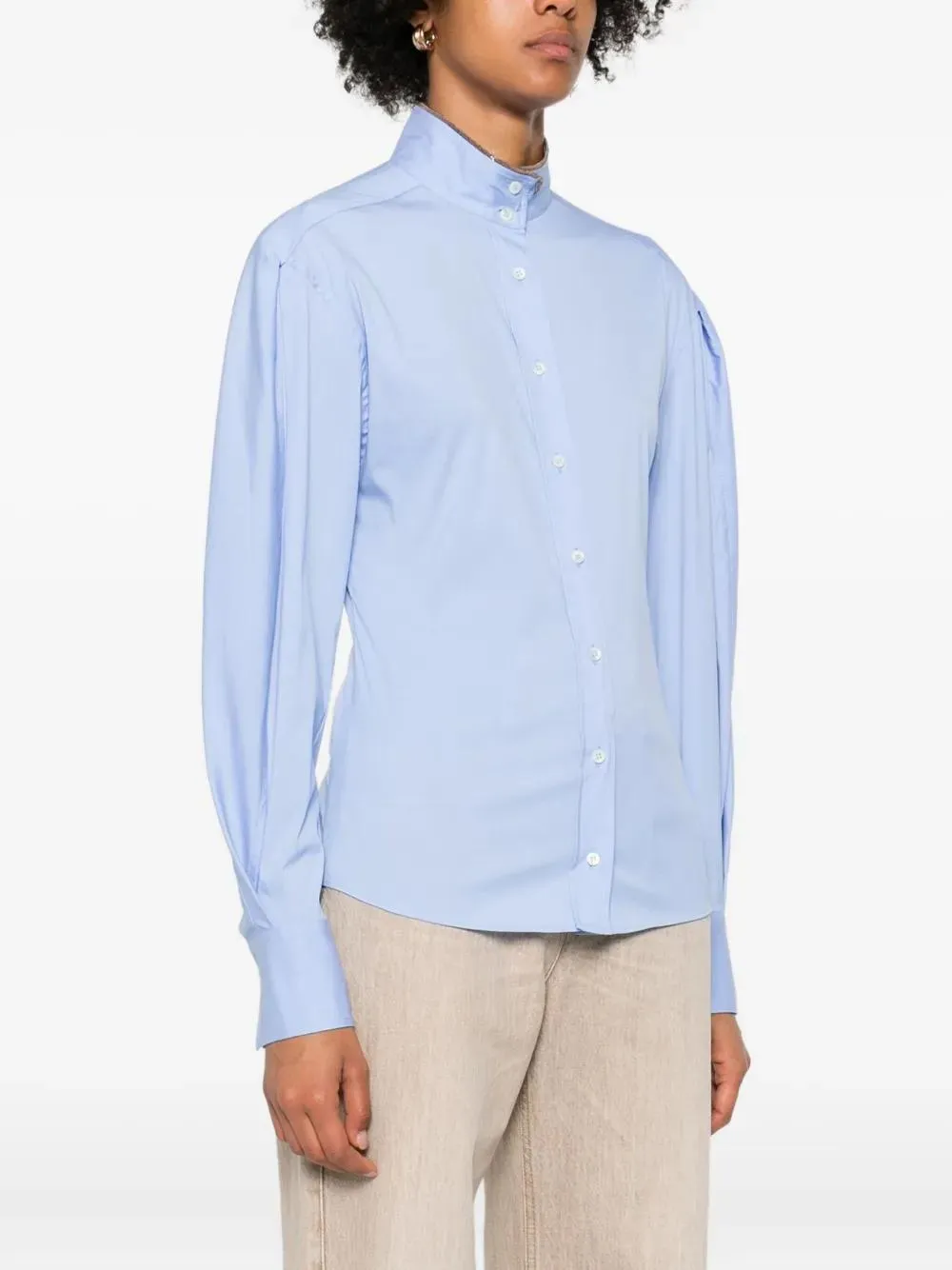 PUFFED SLEEVE BLOUSE sold by Lord & Taylor product image thumbnail 3