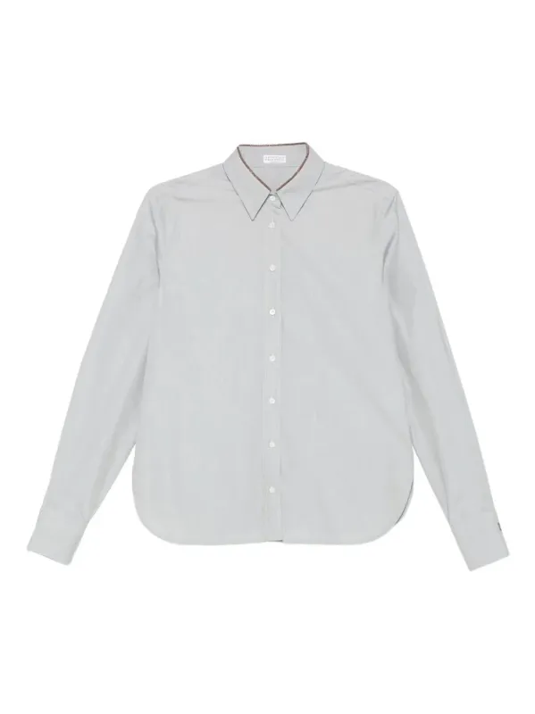 PINSTRIPE SHIRT WITH BUTTON-DOWN DESIGN sold by Lord & Taylor