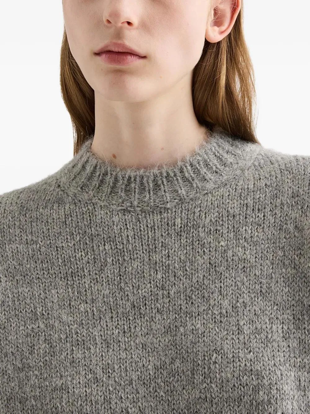 ALPACA WOOL BLEND SWEATER WITH RIBBED CUFFS sold by Lord & Taylor product image thumbnail 3