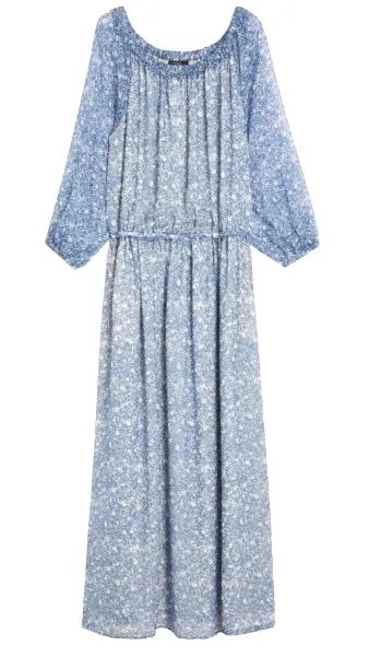 FLORAL OFF-SHOULDER DRESS sold by Lord & Taylor