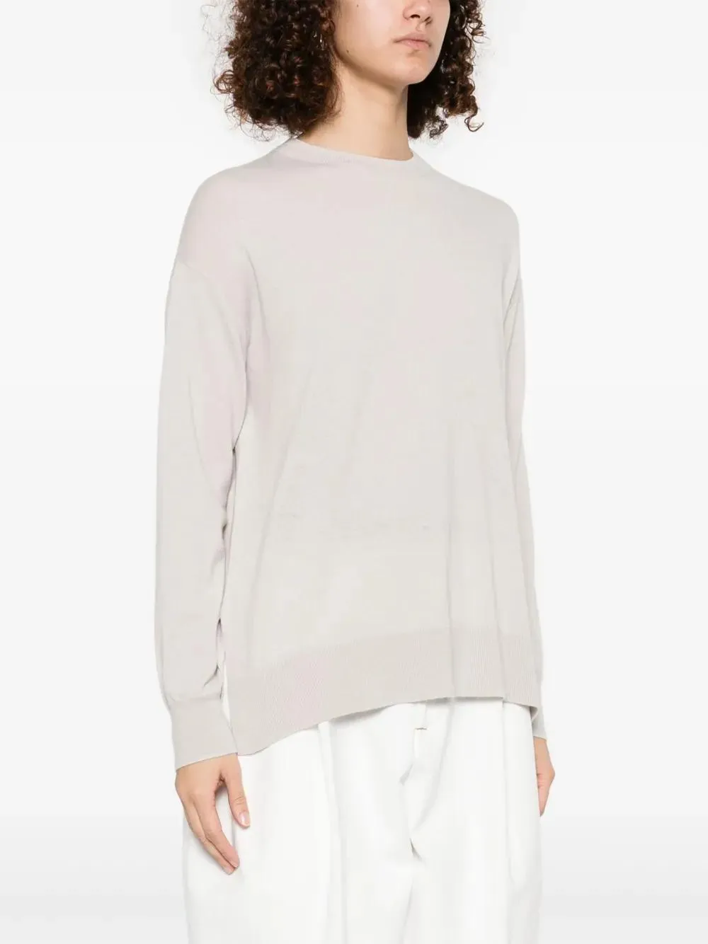 RIBBED CREW NECK SWEATER sold by Lord & Taylor product image thumbnail 3