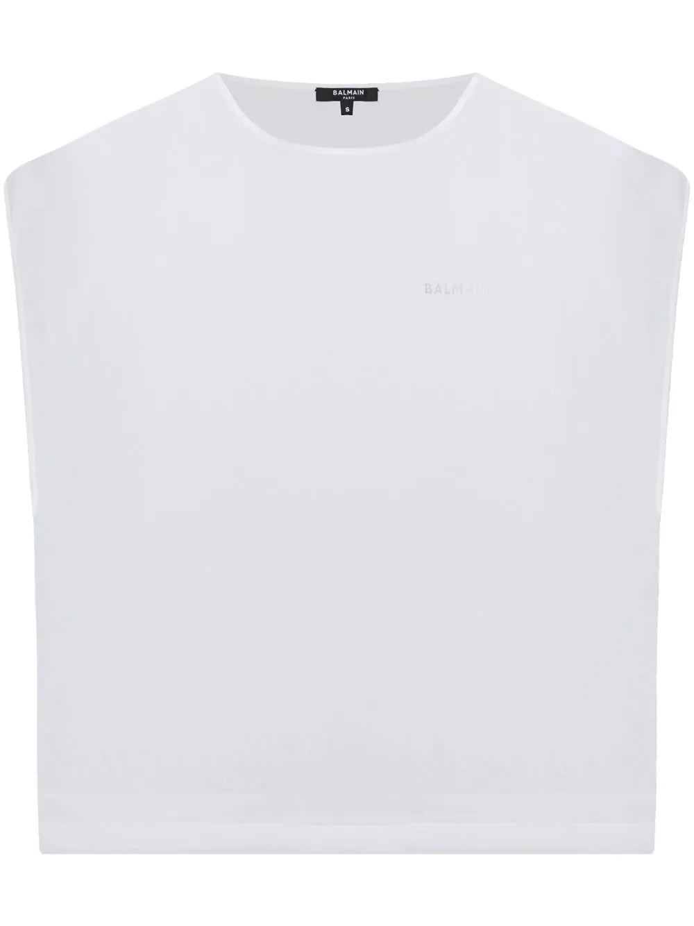 TRANSPARENT CROP SLEEVE TOP sold by Lord & Taylor