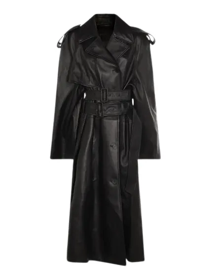 LAMBSKIN BELTED TRENCH sold by Lord & Taylor