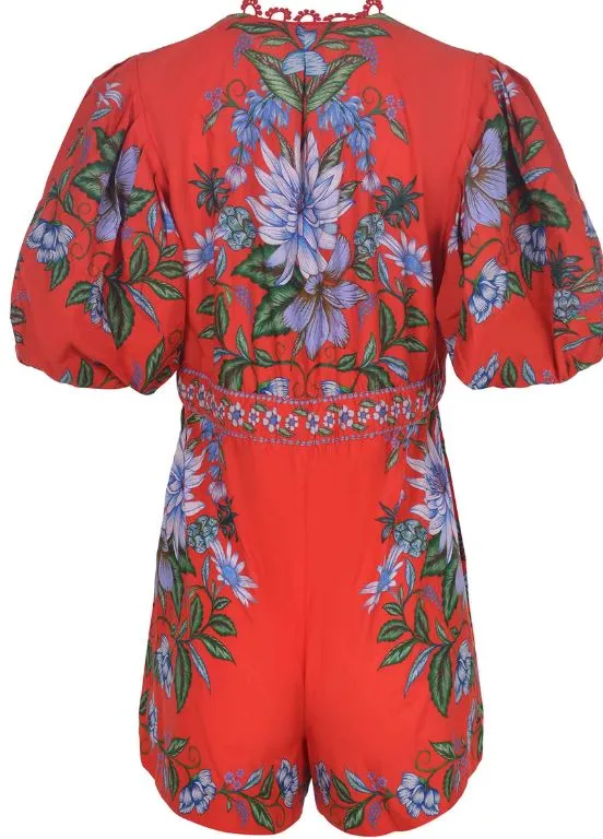 FLORAL PUFF SLEEVE DRESS sold by Lord & Taylor product image thumbnail 2