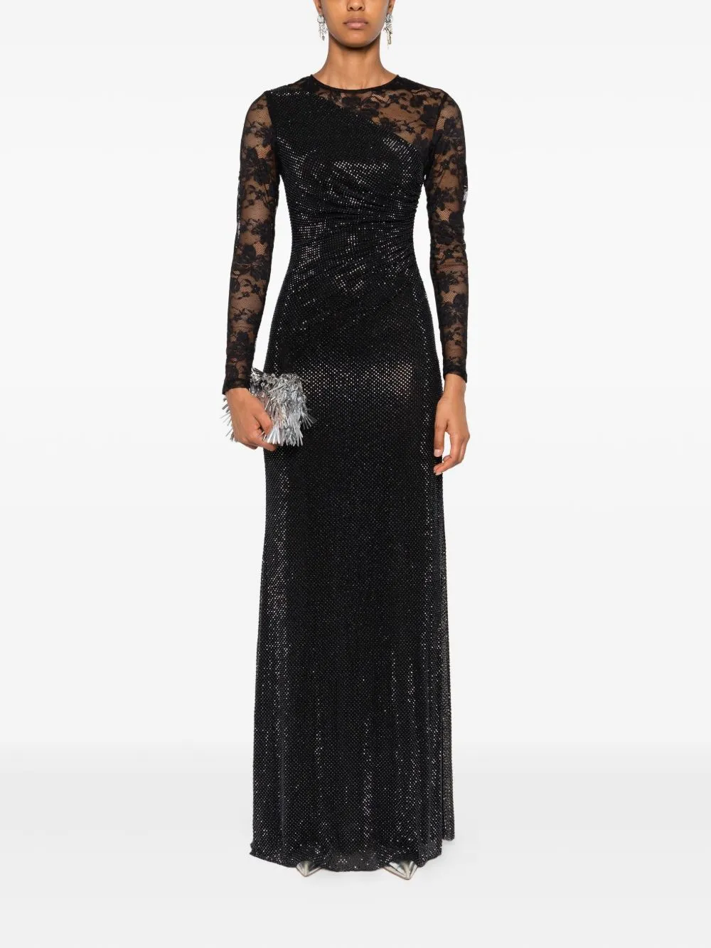 SHEER LACE ASYMMETRIC sold by Lord & Taylor product image thumbnail 2