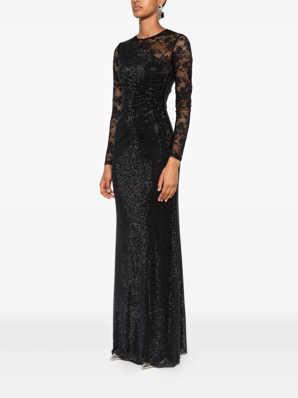 SHEER LACE ASYMMETRIC sold by Lord & Taylor product image thumbnail 3